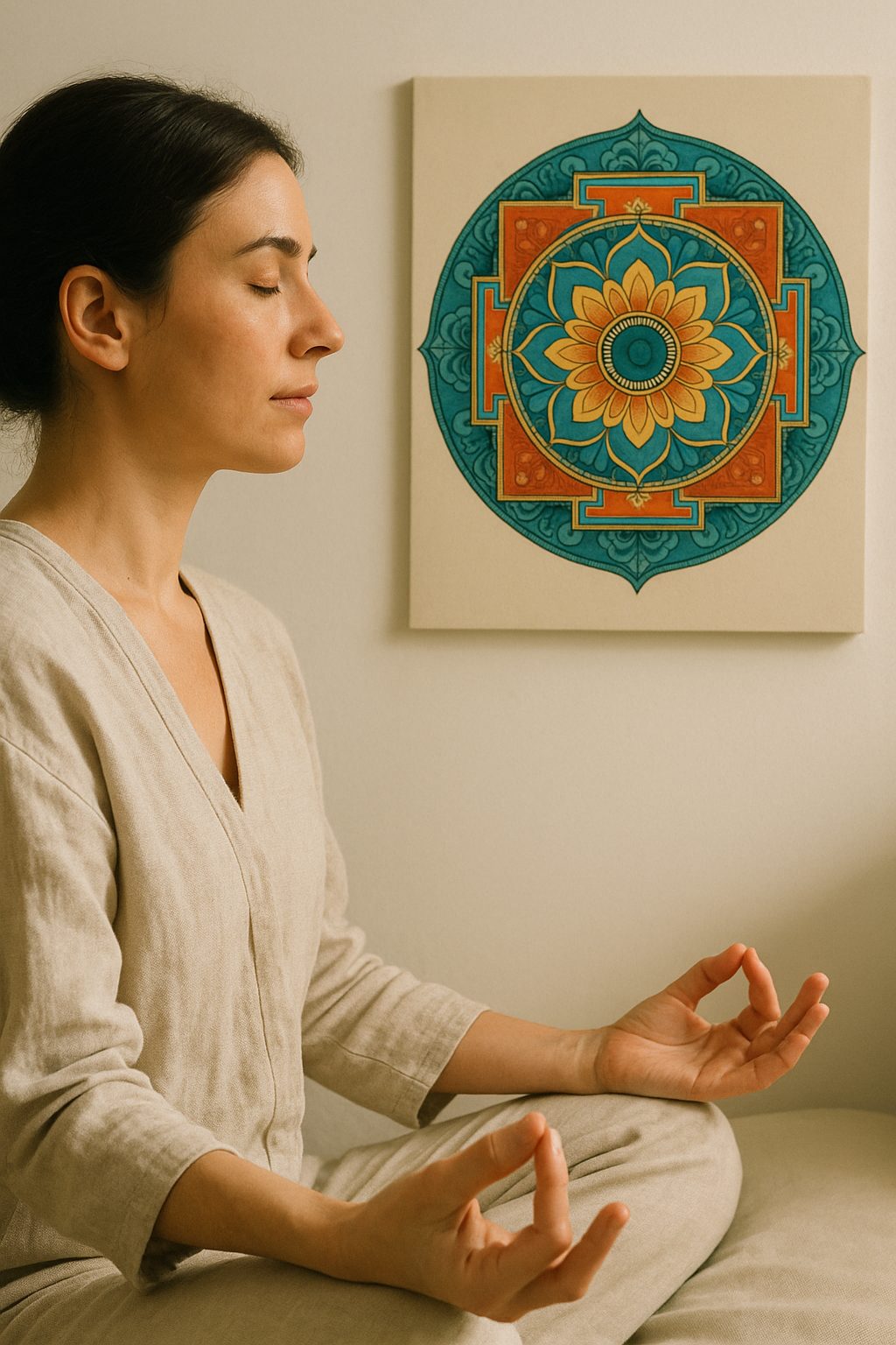 Mandalas as a Visual Support for Meditation
